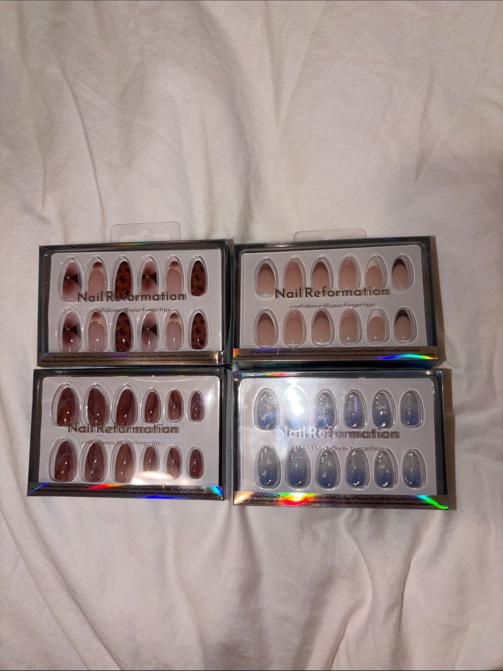 4 x Nail Reformation Assorted Press-On Nail Sets - Picture 2 of 6
